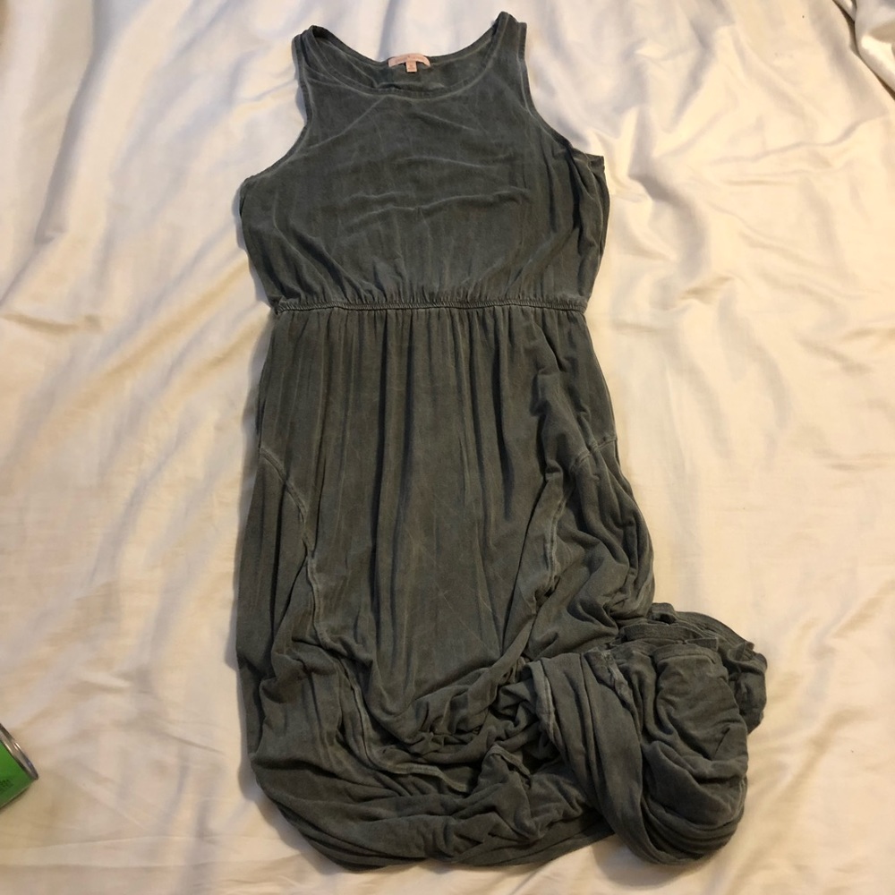 🌵Price Drop🌵Dark Green Acid Washed Maxi