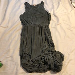 🌵Price Drop🌵Dark Green Acid Washed Maxi