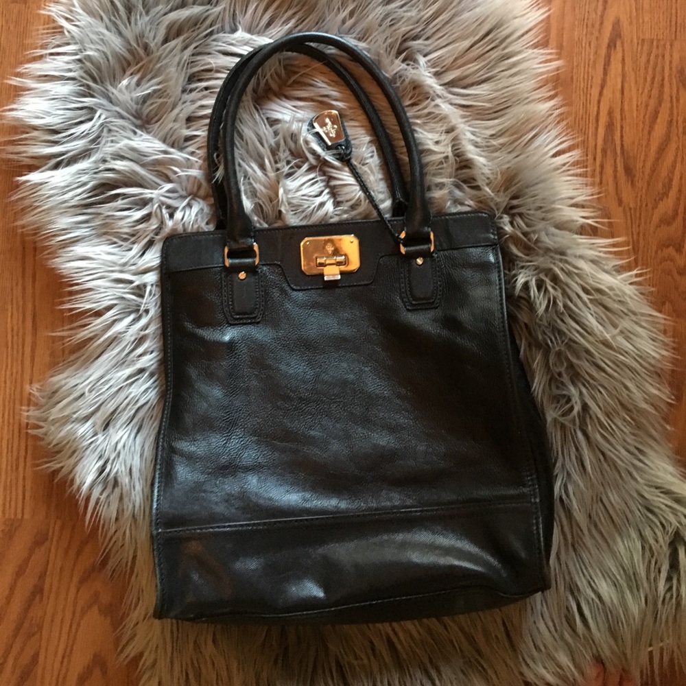 Gorgeous Black Leather Cole Haan Purse