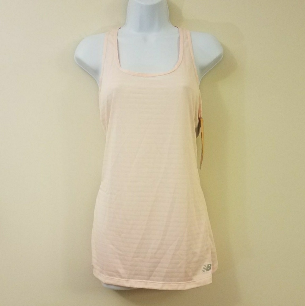 New Balance Pink Atlethic Racerback Tee