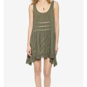 Olive free people trapeze slip