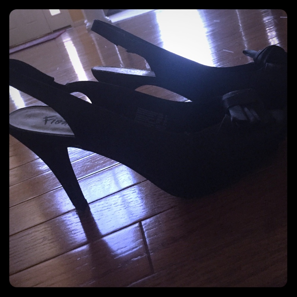 Black high heels