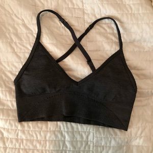 Lululemon gray sports bra