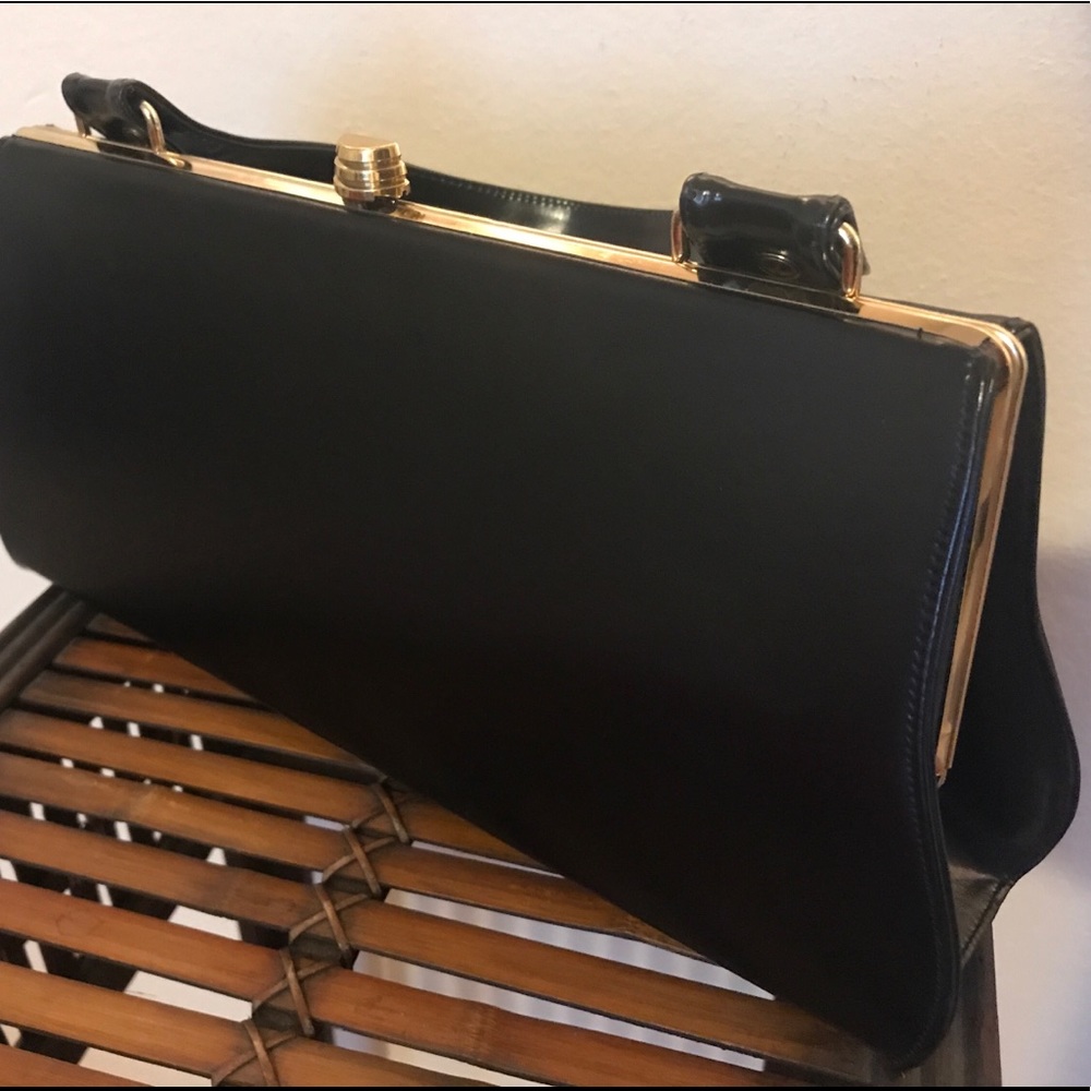 Vintage black handbag