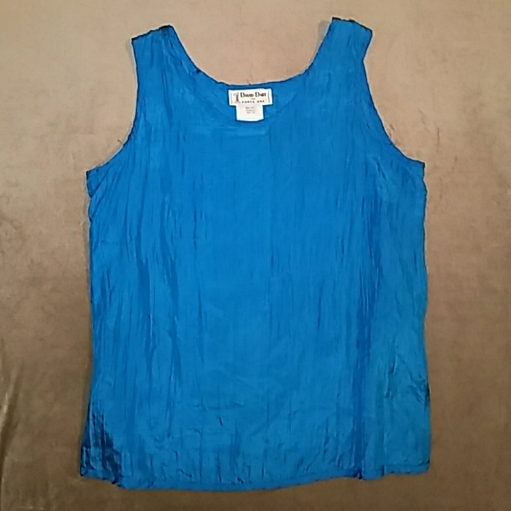 Vintage 80's silk sleeveless blouse