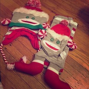 Festive hat and scarf