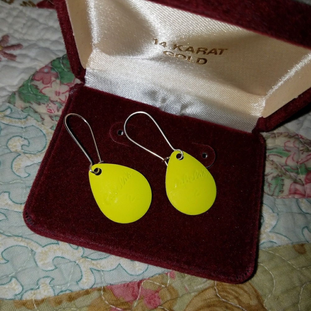 Cabela's lure earrings