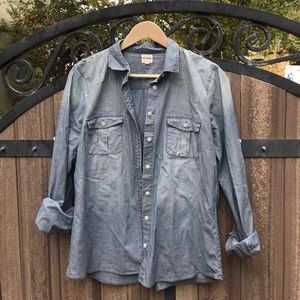 J Crew Chambray button down