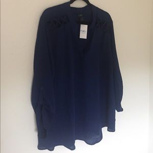 💎 PLUS SIZE 💎 Teal Blouse