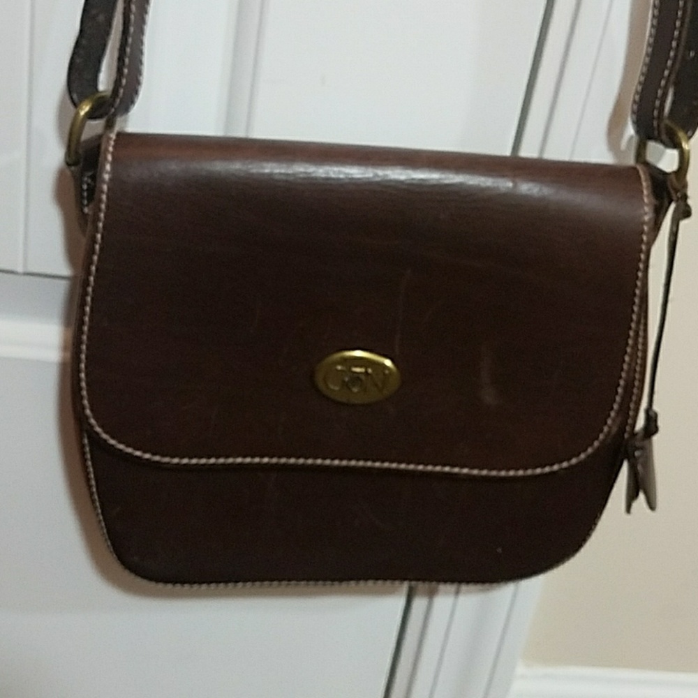 Heavy leather bag vintage