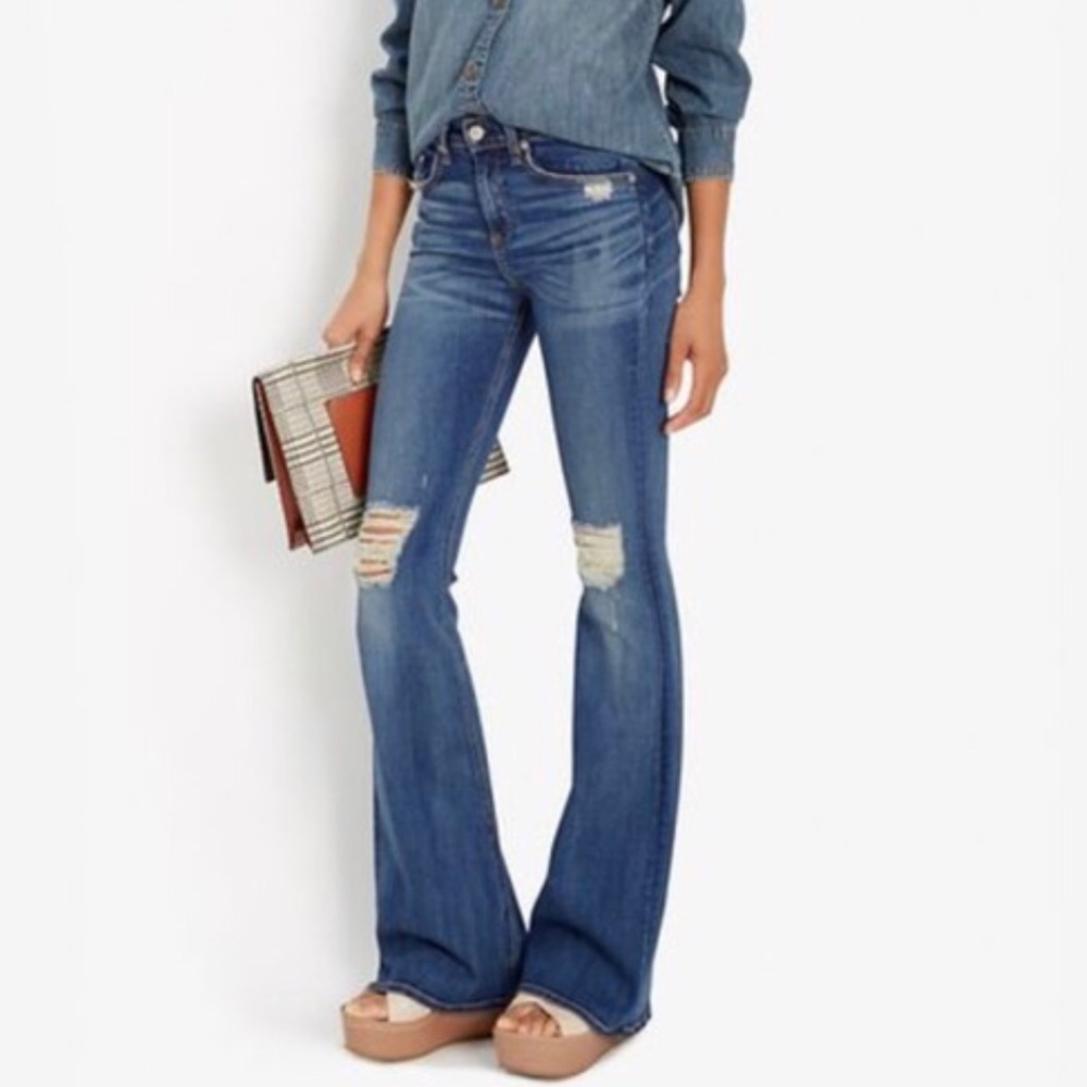 Rag and Bone Size 30 Beckett 10 inch Bell Bottoms