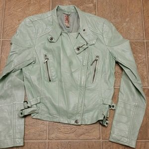 Women's leather jacket