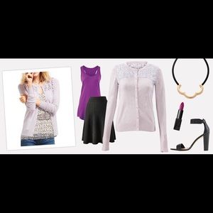 CAbi Spring 2015 Lace Yolk Cardigan!