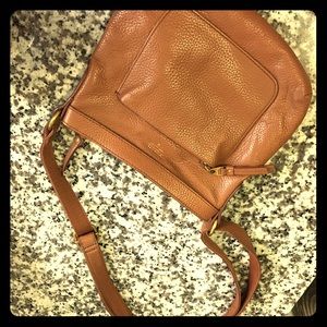 Tan/Camel Fossil cross body bag