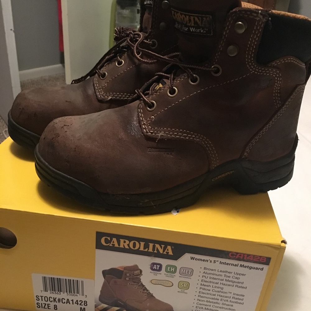 Women's Carolina aluminum toe boots