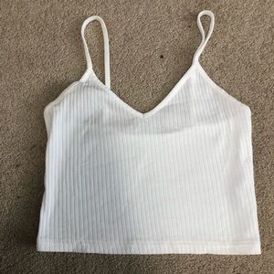 White Topshop Crop Top