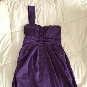 Size 13 purple 1 strap dress