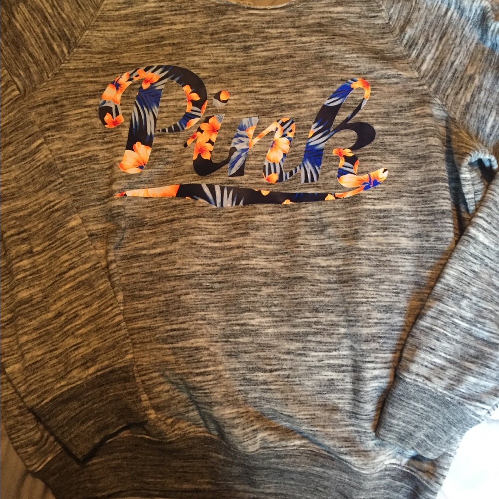 VS “pink” off the shoulder pullover