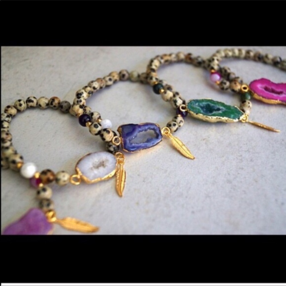 Function & Fringe agate beaded bracelet - Picture 3 of 3