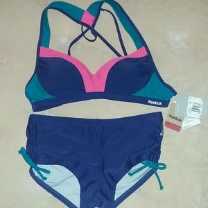 Reebok two piece swim suit size medium