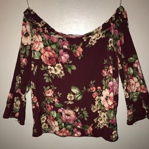 Off the shoulder blouse