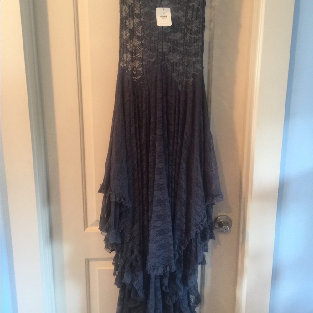 NWT Free People lace slip dress