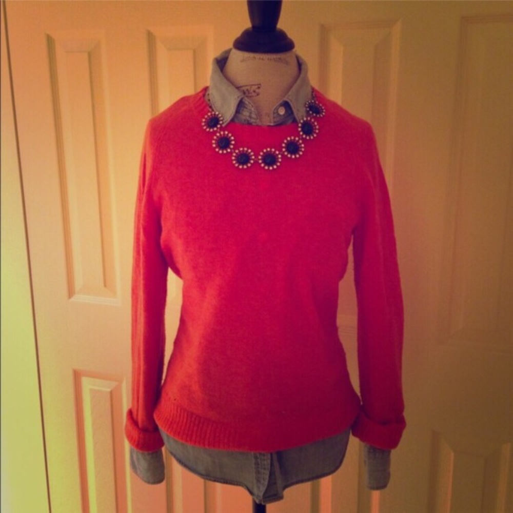 J. Crew Crystal Stoneburst Necklace.