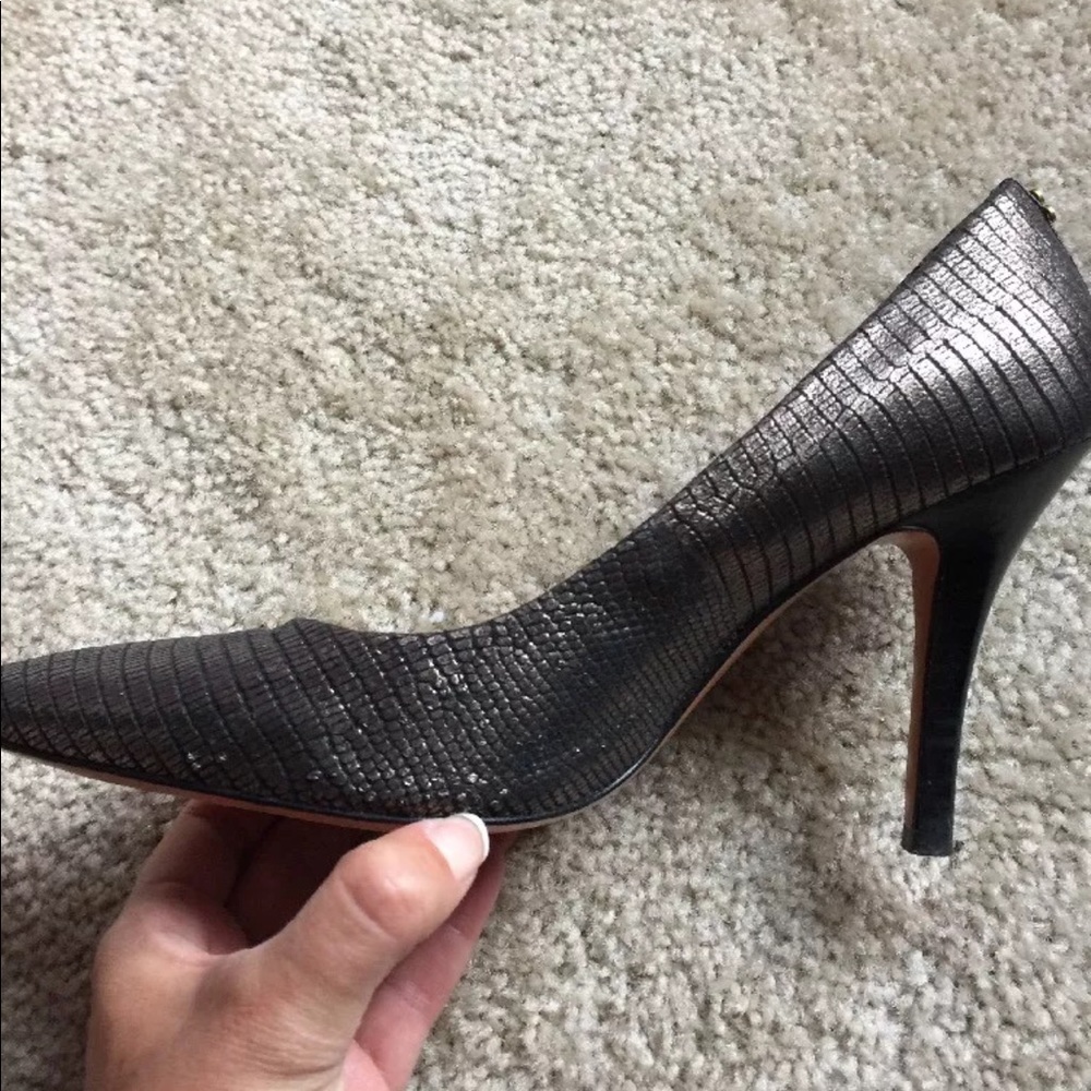 ⚡️Coach women’s metallic bronze point tie pump-10 - Picture 6 of 8