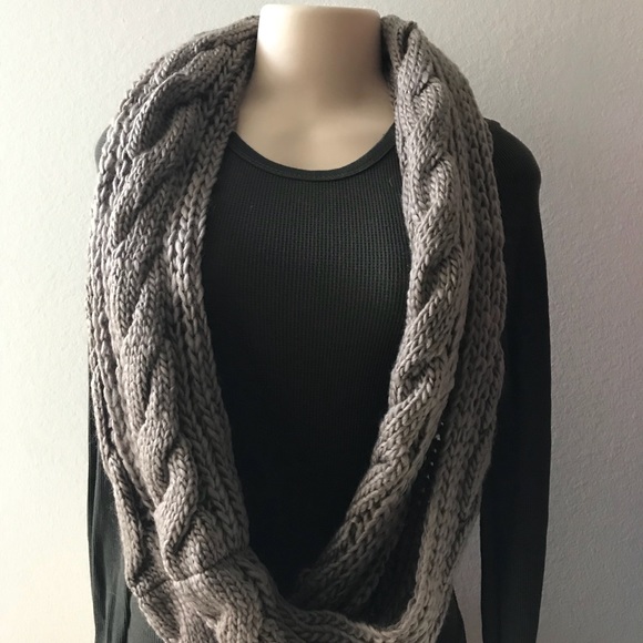 💧LAST/1💧Olive Chunky Scarf - Picture 5 of 5
