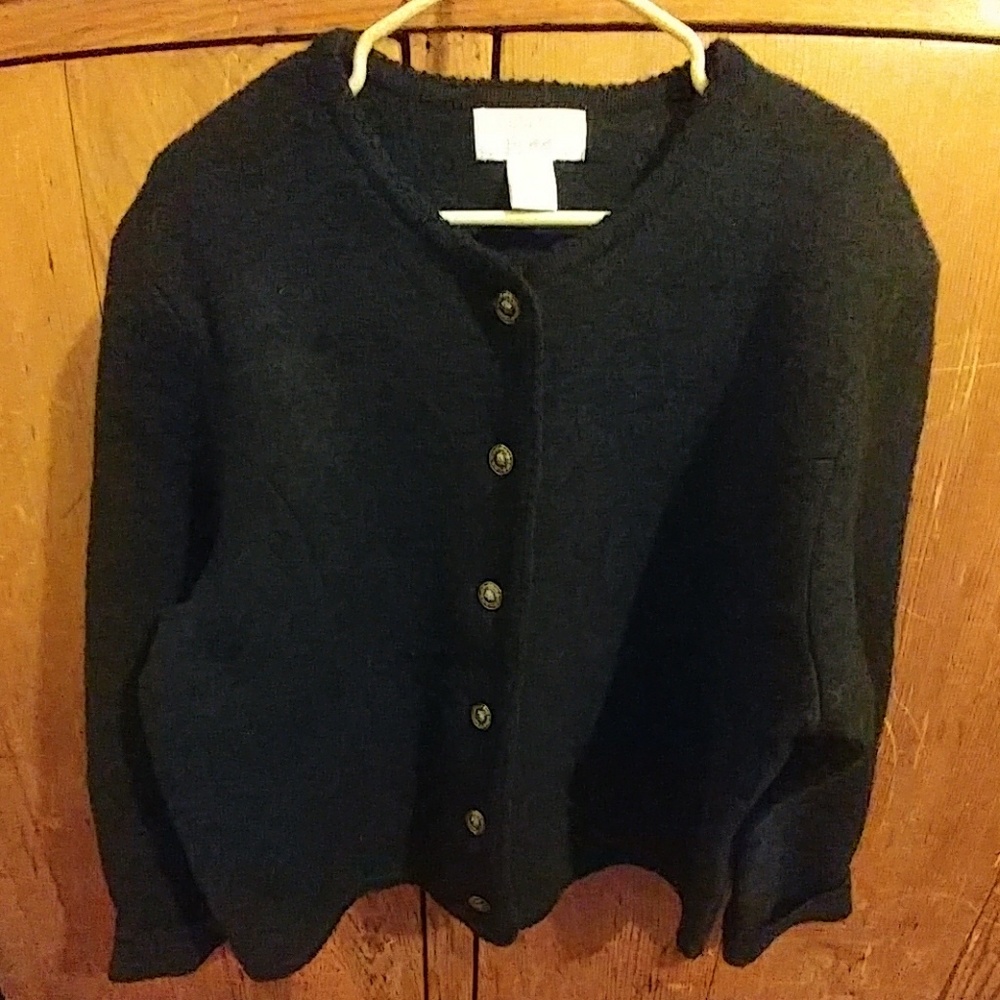 Boiled Wool Sweater