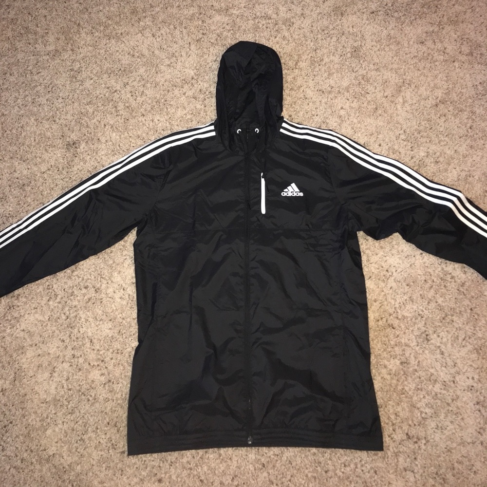 Adidas full zip windbreaker