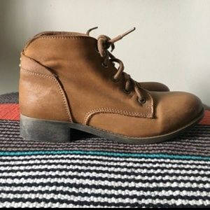 Steven Madden Rubin Cognac Boots