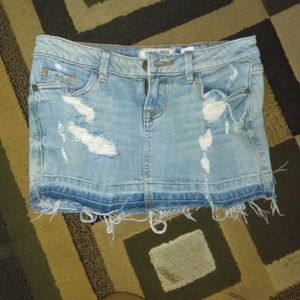 jean skirt