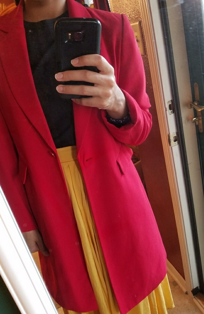 Vintage rich red blazer