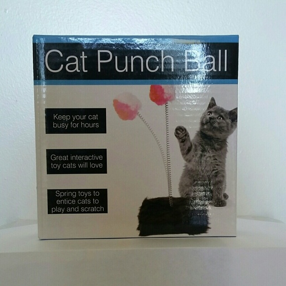 Cat Punch Ball Toy with Furry Base. - Picture 4 of 5