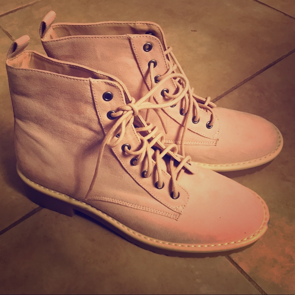 Pink boots