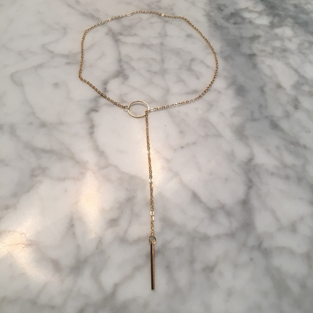 Gold Circle Necklace