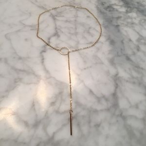 Gold Circle Necklace