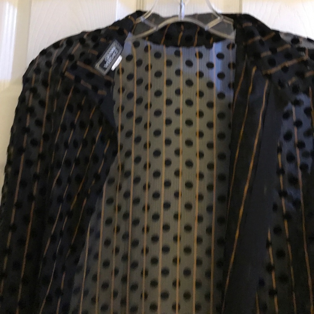 Versace sheer blouse