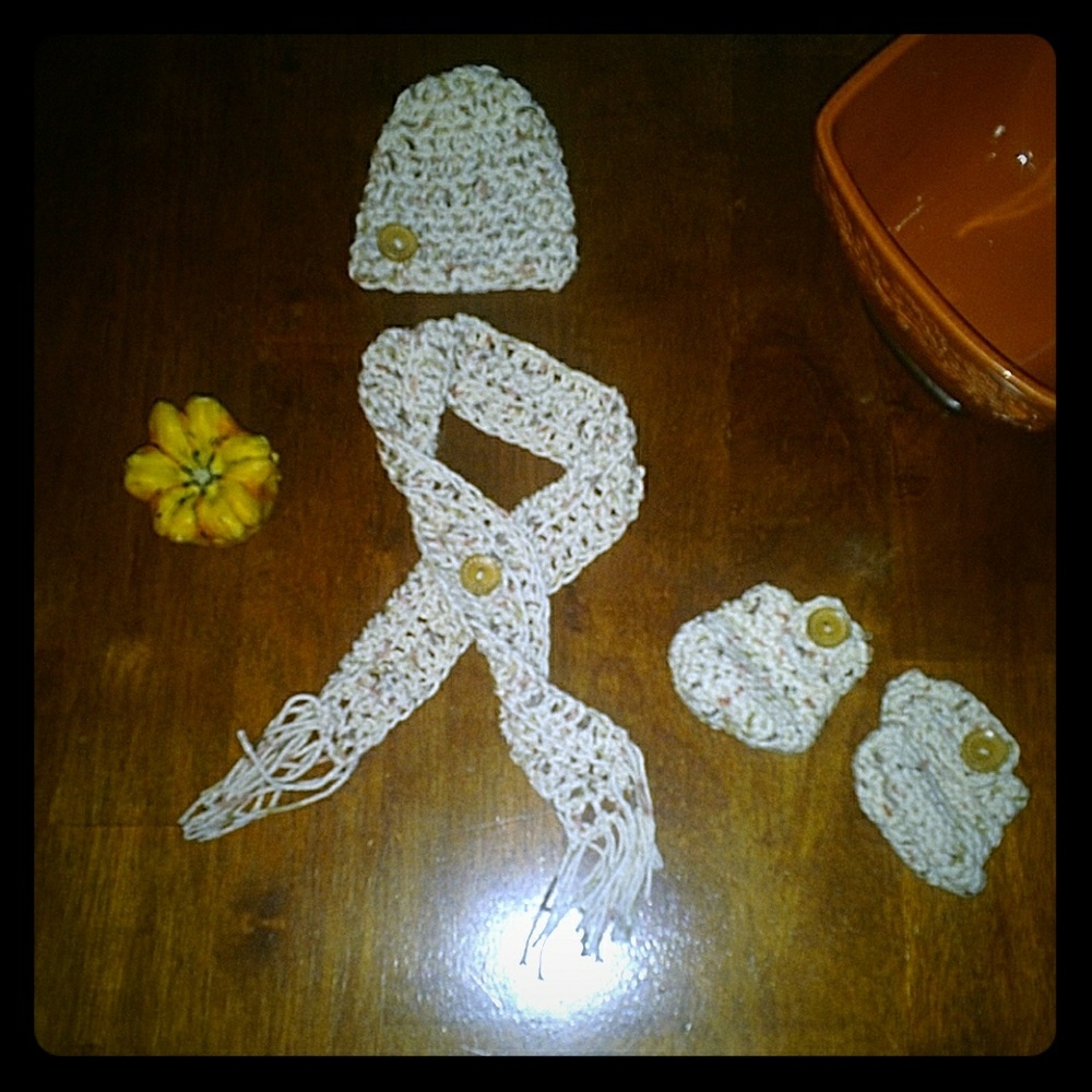 3 piece winter set for 18" doll