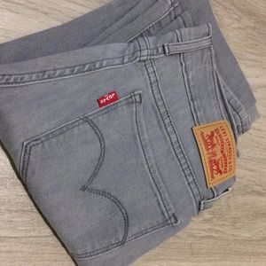 Levi's 712  Silm Cut - Gray Jeans