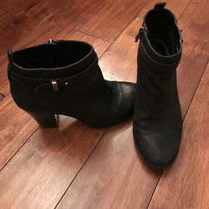 Ann Taylor Black Booties