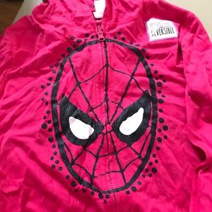 Brand new girls spider man hoodie