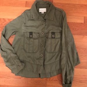Army green jacket/top