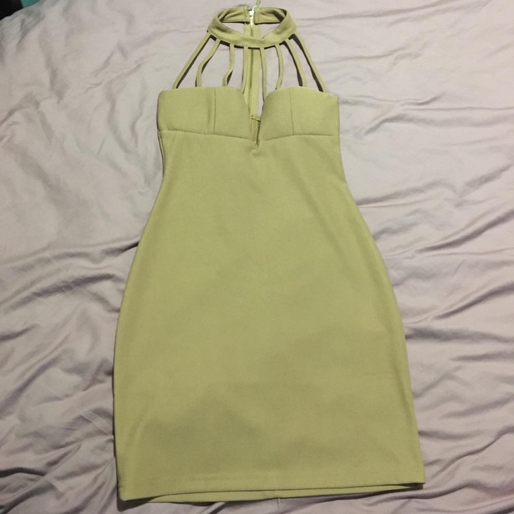Strappy nude RARE LONDON dress