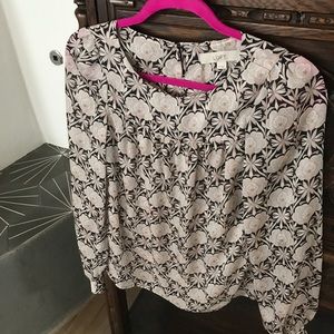 LOFT semi sheer xs Blouse