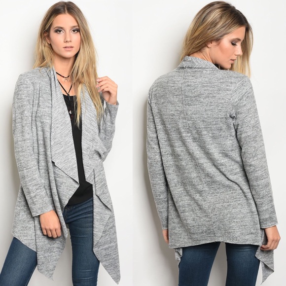 | INSIDE OUT WATERFALL CARDIGAN | - Picture 4 of 5