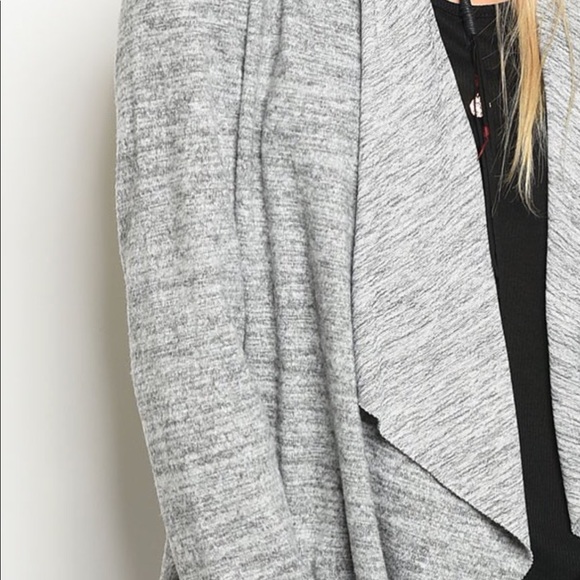 | INSIDE OUT WATERFALL CARDIGAN | - Picture 3 of 5