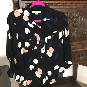 LOFT XS Utility Blouse