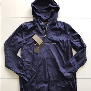 Zara Man solid pouch jacket with hood